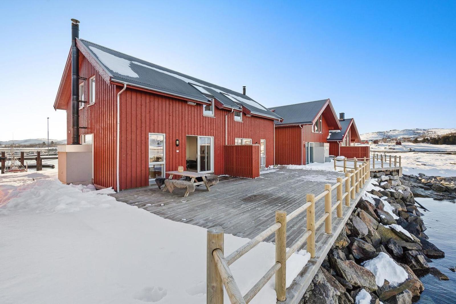 Gravdal  Nappstraumen Seafront Cabin, Lilleeid 68 מראה חיצוני תמונה