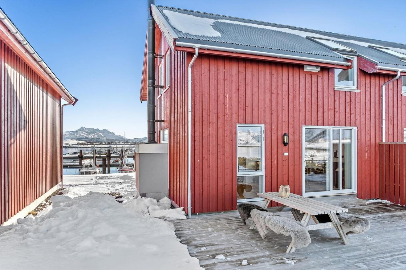 Gravdal  Nappstraumen Seafront Cabin, Lilleeid 68 מראה חיצוני תמונה